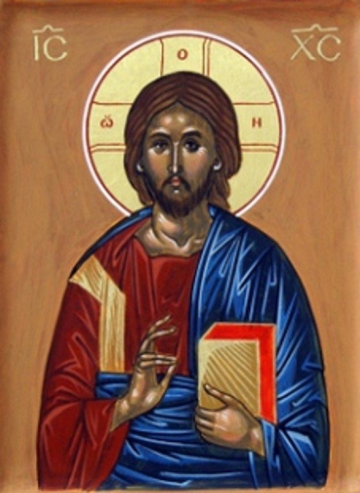 icon painting of Jesus
